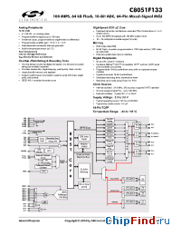Datasheet C8051F133 manufacturer Silicon Lab.